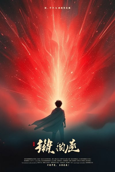 追光少年 电影 国产动画 奇幻海报